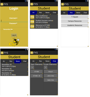 GT1K Mobile Application screenshot